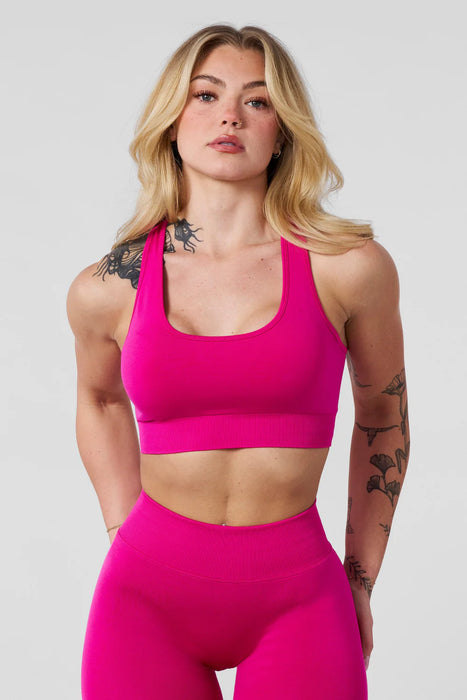 W357 LEGACY SEAMLESS BRA MAGENTA