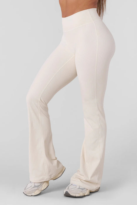 W269 LUNA FLARE LEGGINGS - CREAM