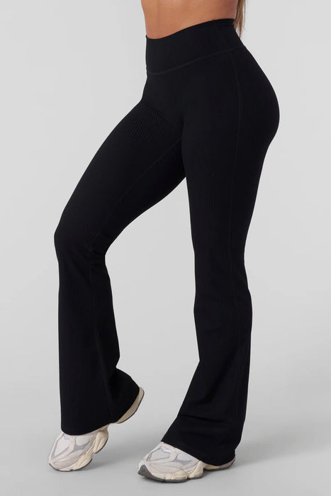 W269 LUNA FLARE LEGGINGS - BLACK