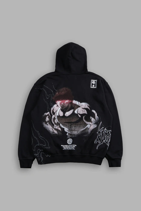 Baki Hanma "Pierce" Hoodie in Black