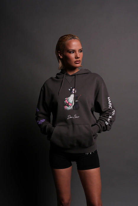Butterfly Dance She "Dakota" Hoodie in Wolf Gray