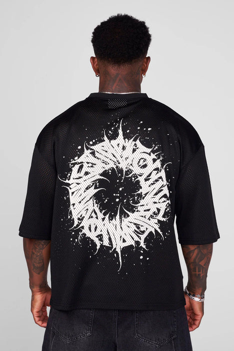 4073 - CYCLONE JERSEY BLACK