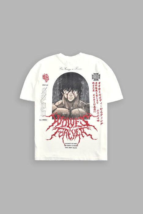 Unbreakable Will "Premium" Oversized Tee in Cream