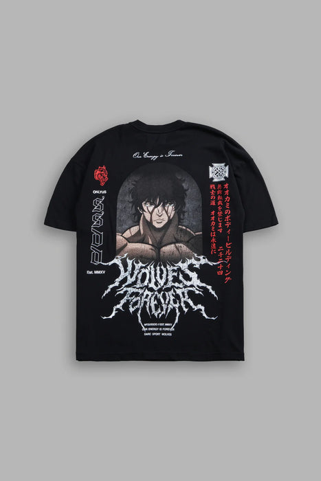 Unbreakable Will "Premium" Oversized Tee in Black