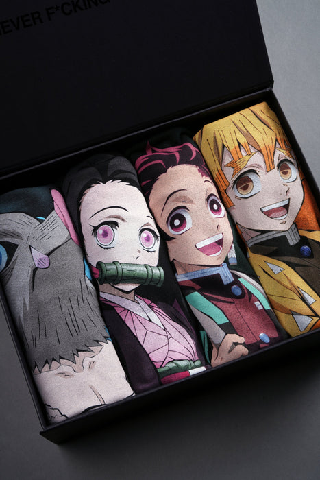 DEMON SLAYER "SIDE BY SIDE" TEE - BOX SET - BLACK