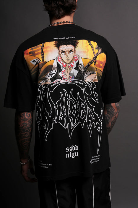 GYOMEI "PREMIUM" OVERSIZED TEE - BLACK