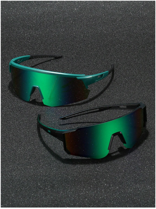Set de 2 Gafas deportivas envolventes de plástico