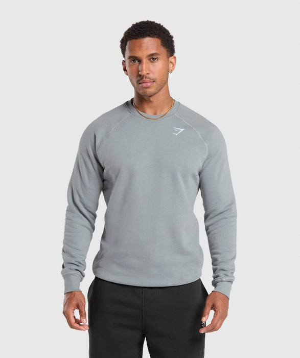 Crest Crew Denim Grey