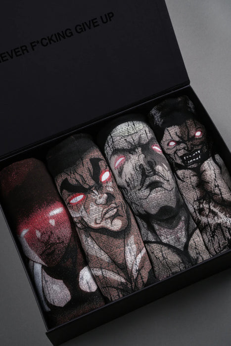 BAKI SON OF OGRE "SIDE-BY-SIDE" TEE BOX SET IN BLACK