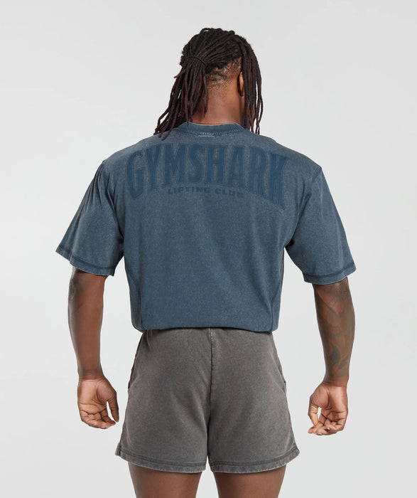 Heritage Washed T-Shirt - Navy