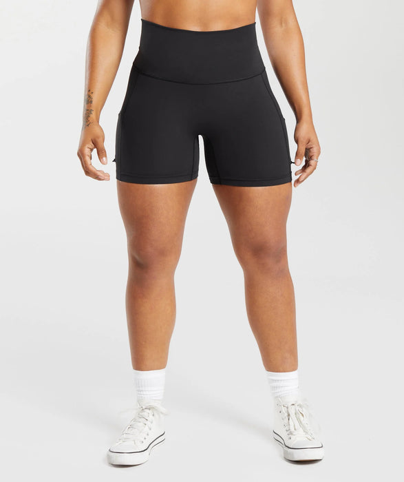 Legacy Logo Tight Shorts - Black