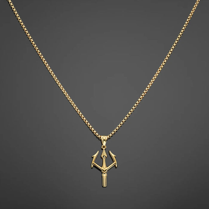 TRIDENT PENDANT - GOLD RG126G