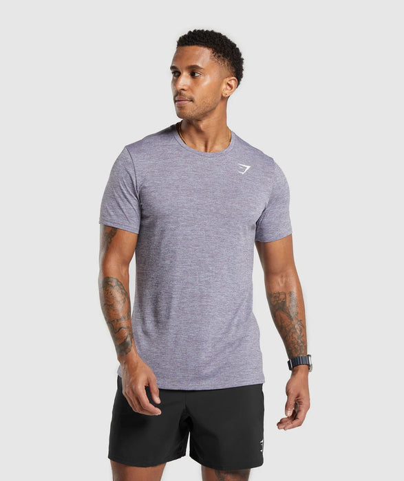 Arrival Marl T-Shirt - Silver Lilac/Fog Purple Marl