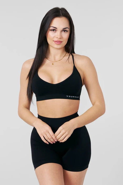 W327 - Core Seamless Sports Bra Black