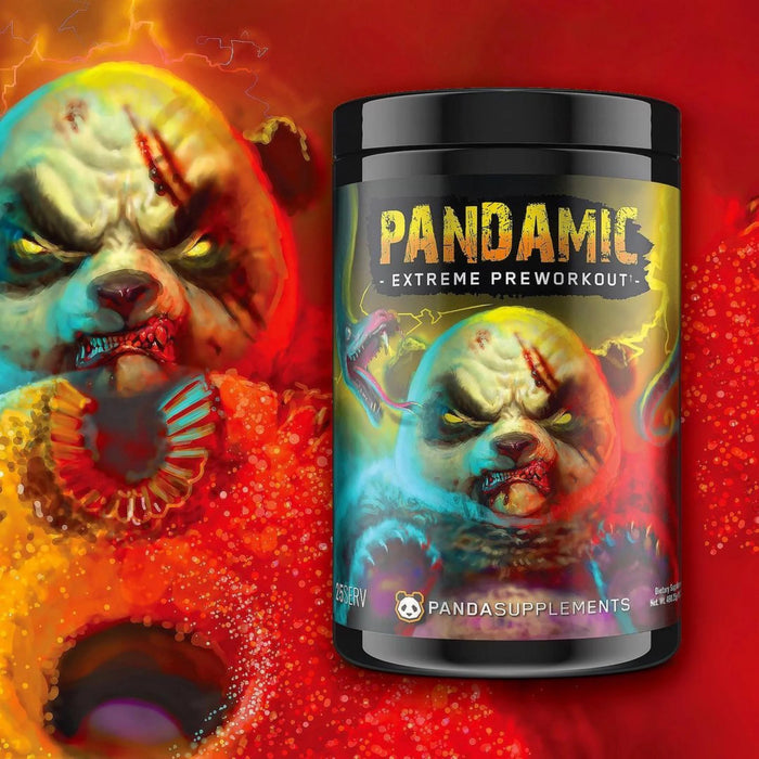 PANDAMIC EXTREME PRE-WORKOUT Sabor Anillos De Goma De Melocotón