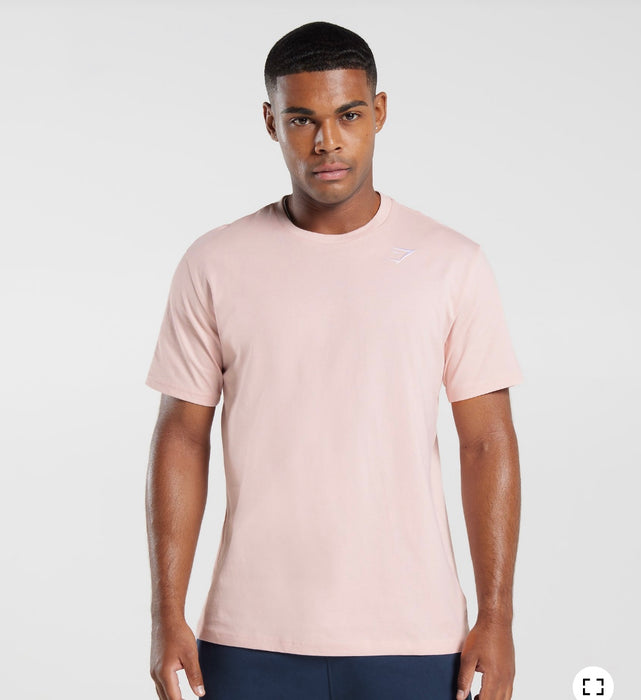 CREST T-SHIRT PINK