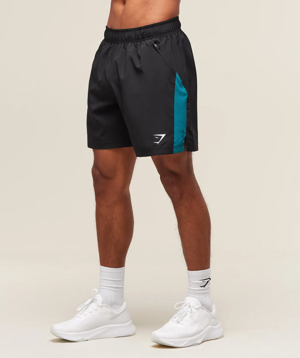 Sport 7" Shorts - Black/Functional Teal