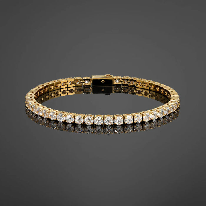 TENNIS BRACELET - GOLD RG328 - 7.5"