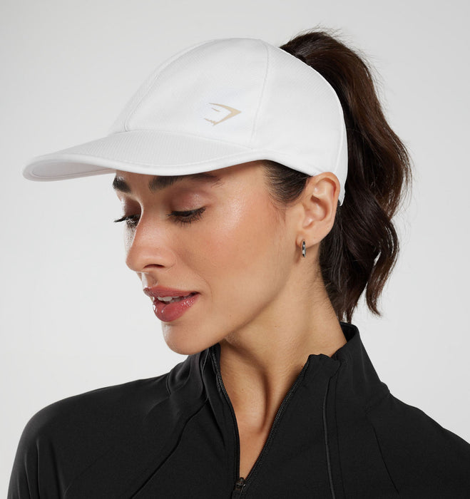 Ponytail Cap - White