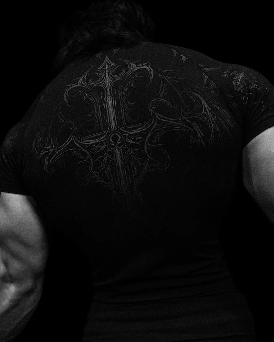 Void Tech™ Fallen Knight Short Sleeve Compression [DARKNESS]