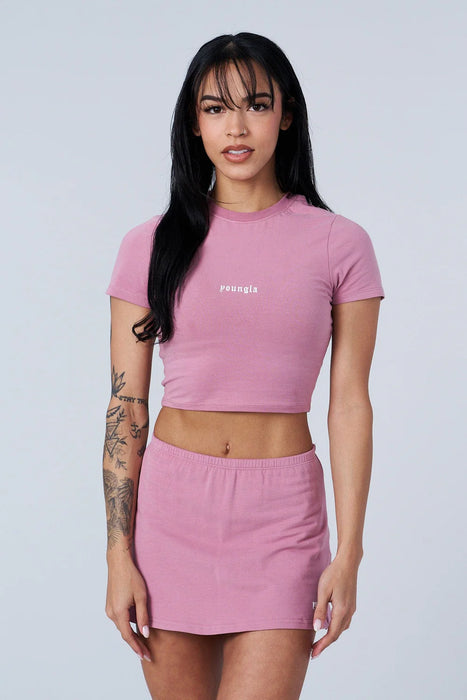 W442 - LOVE SETS - BABY TEE PINK