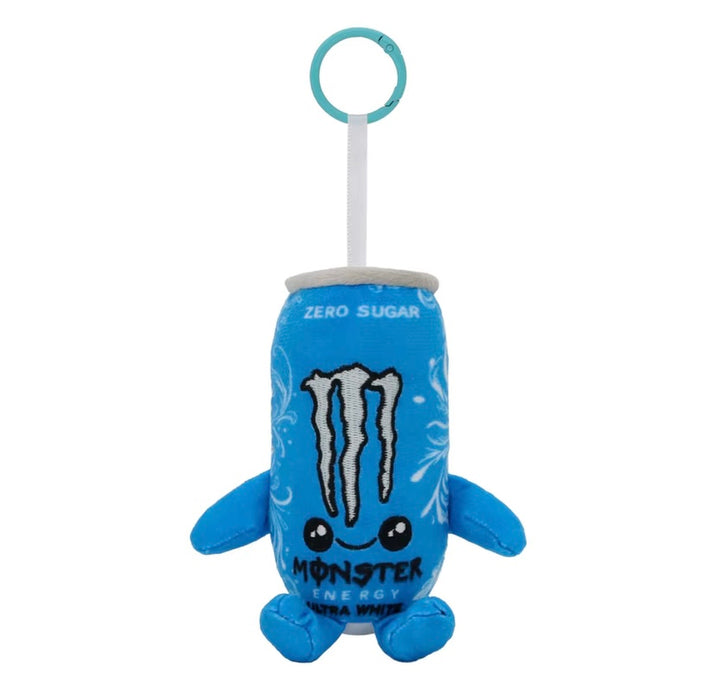 Llavero de Peluche Monster Energy de 12 cm-celeste