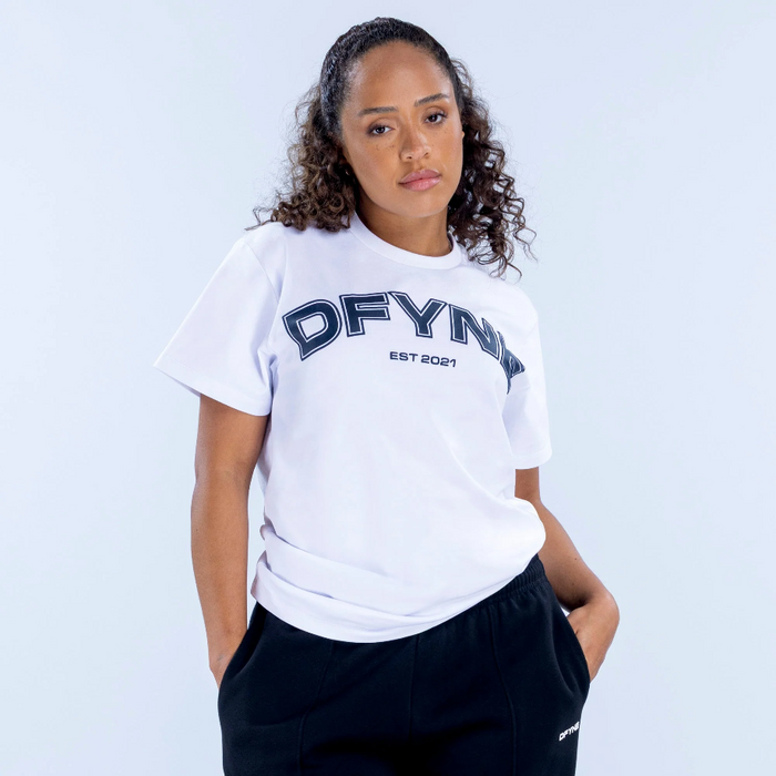Revive Oversized Graphic Tee-Optic White