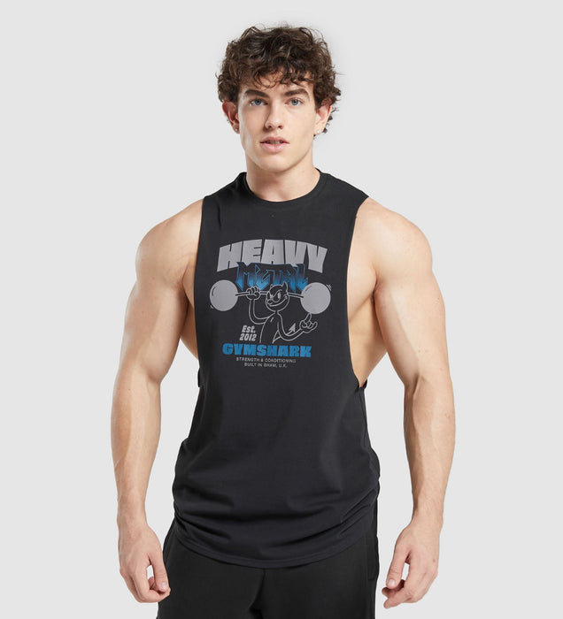 Heavy Metal Drop Arm Tank - Black