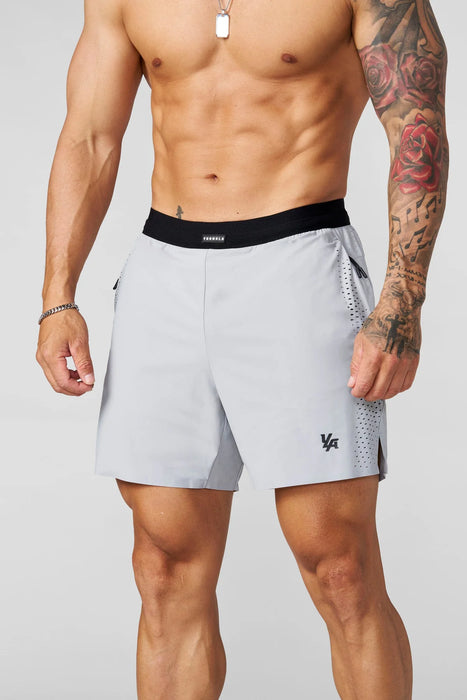 1054 AEROVENT COMPRESSION SHORTS LIGHT GREY