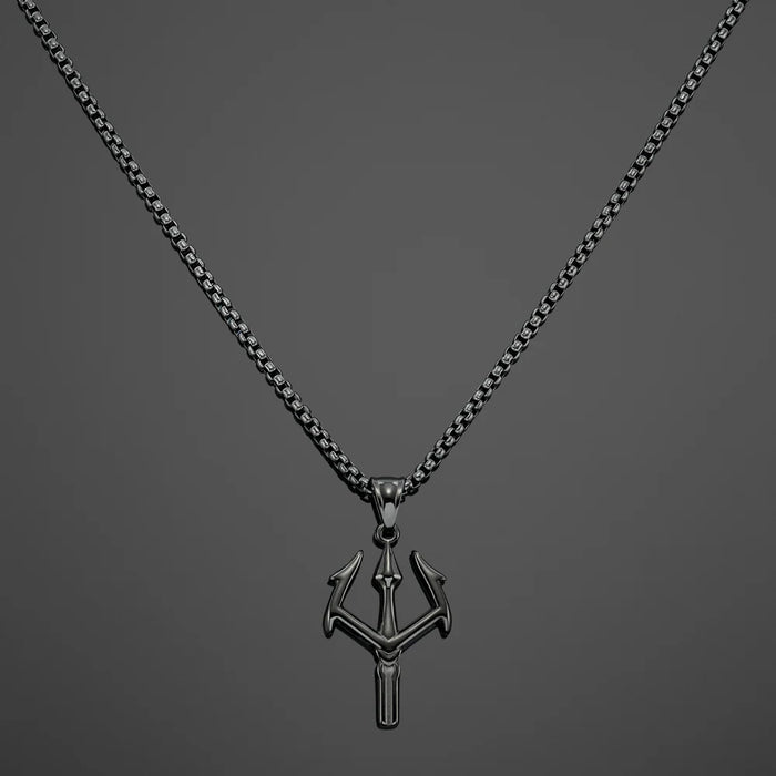 TRIDENT PENDANT - BLACK RG126B
