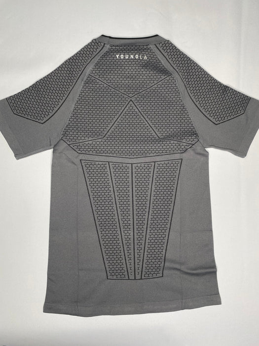 4259 - BATMAN COMPRESSION TEES - DARK GREY