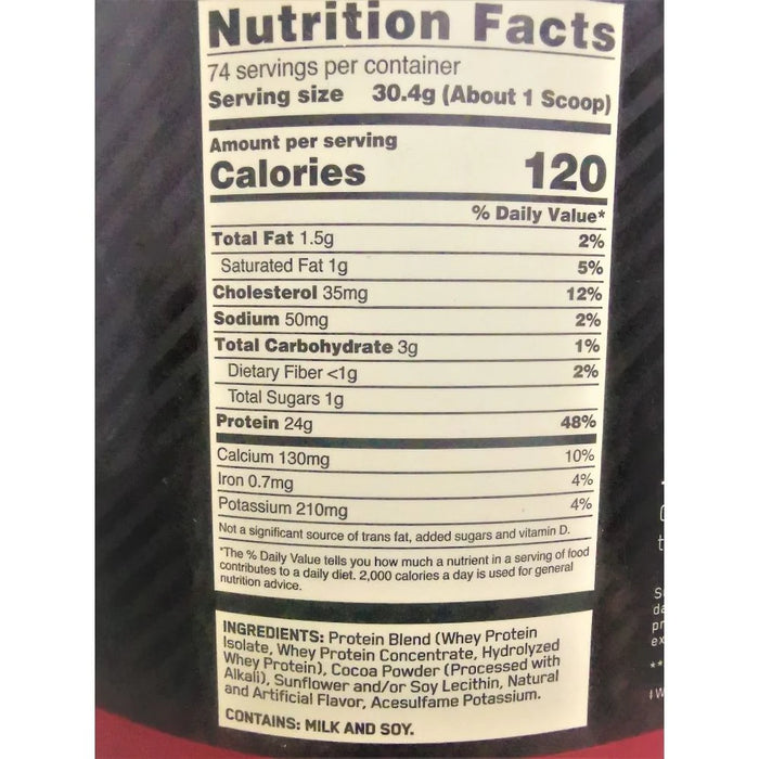 WHEY GOLD STANDARD OPTIMUM NUTRITION 74 SERVIDAS 5LBS