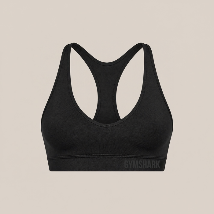 Gymshark Flex V4 Sports Bra - Black/P885