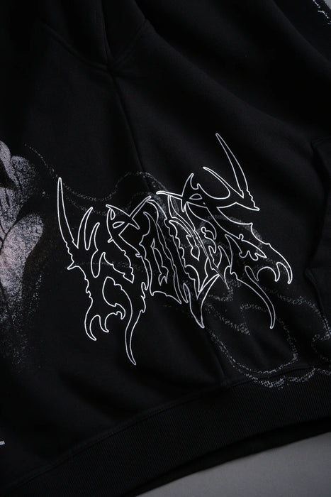 Baki Hanma "Pierce" Hoodie in Black