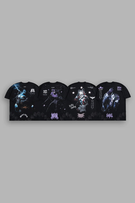 Batman VS Joker "Side-By-Side" Tee Box Set - BLACK