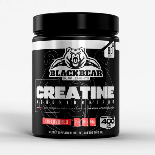 CREATINA BLACKBEAR NATURAL 80 SERVICIOS 400GRS