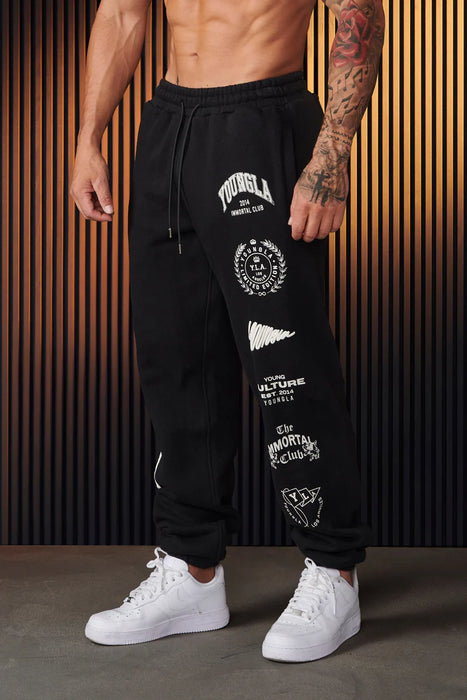 204 - Immortal Killer Joggers Black