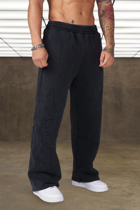 2099 - BATMAN STEALTH SWEATS - BLACK WASH