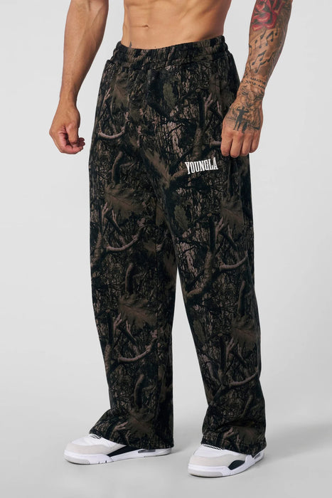 2133 - Tree Camo Baggy Sweats - Dark Tree Camo