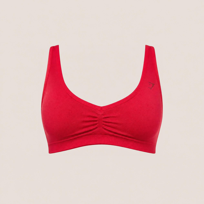 Gymshark Lift Seamless Sports Bra - Carmine Red