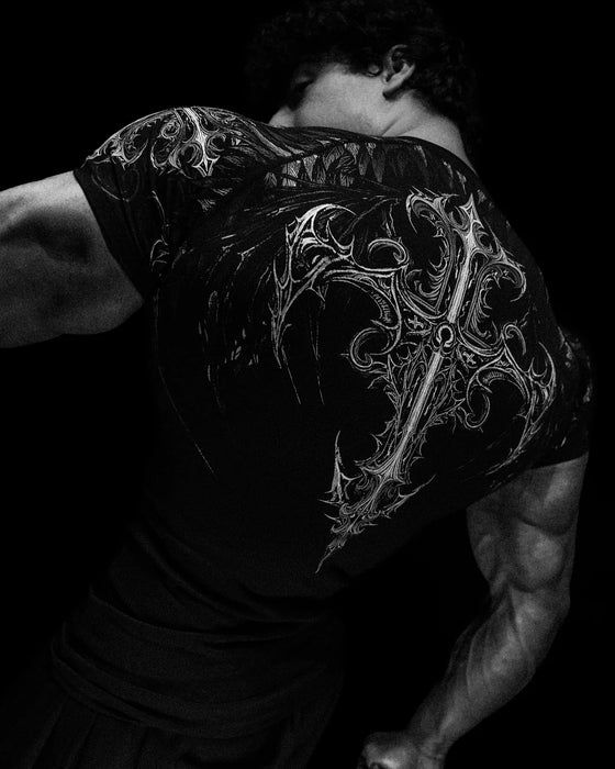 Void Tech™ Fallen Knight Short Sleeve Compression [VOID BLACK]