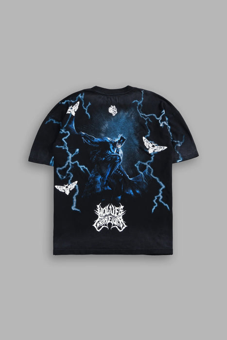 Born in the Shadows "Premium" Oversized Tee - BLACK DRIFT WASH