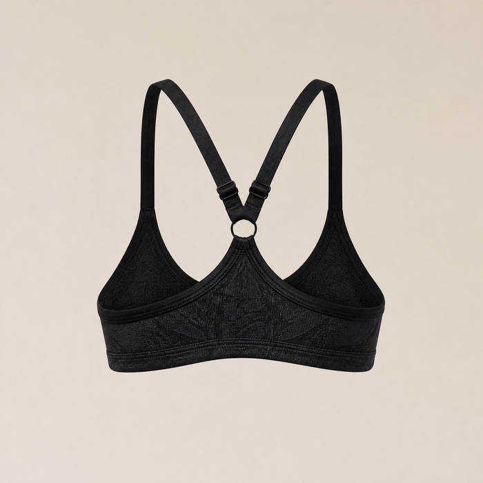 Gymshark Adapt Animal Sports Bra - Black/Asphalt Grey