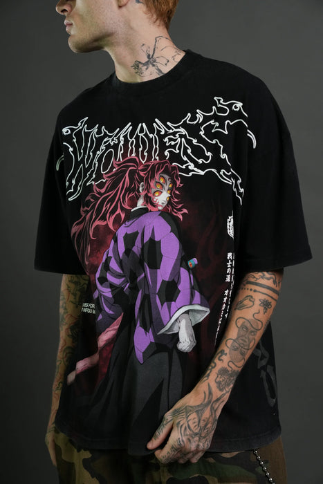 Blood Moon Premium Oversized Tee in Black