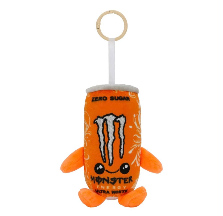 Llavero de Peluche Monster Energy de 12 cm- naranja