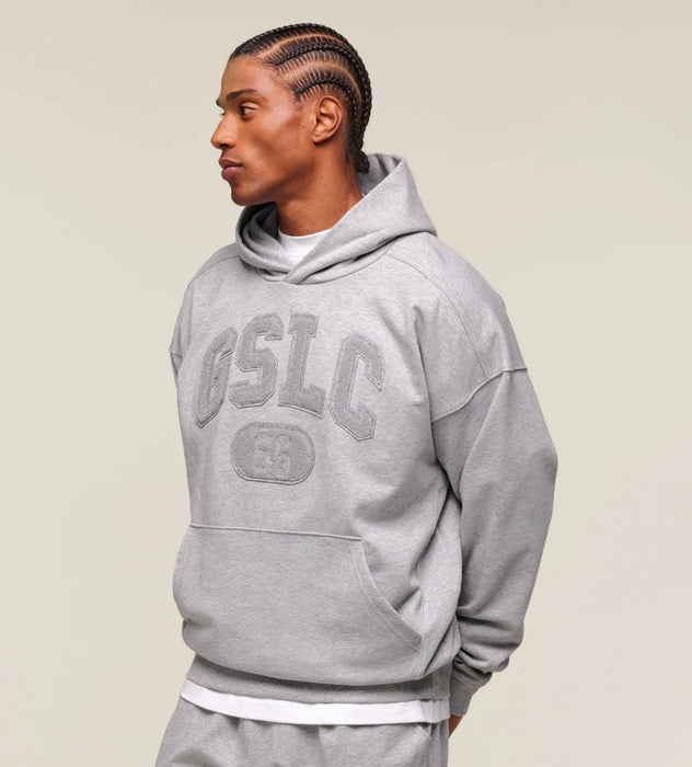Gymshark GSLC Hoodie - Light Grey Core Marl
