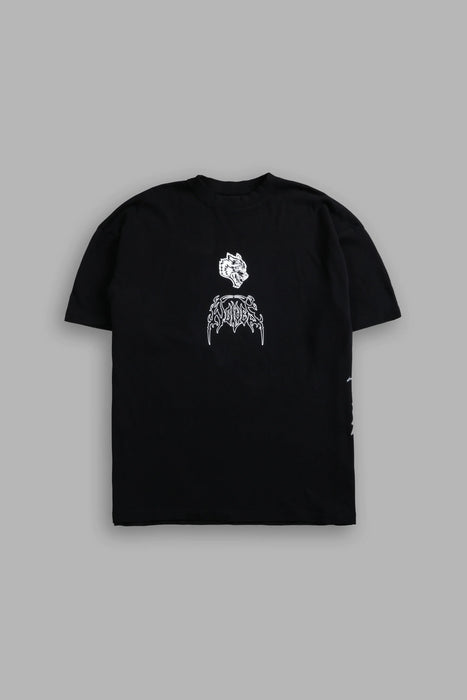 Heart Ablaze "Premium" Oversized Tee in Black