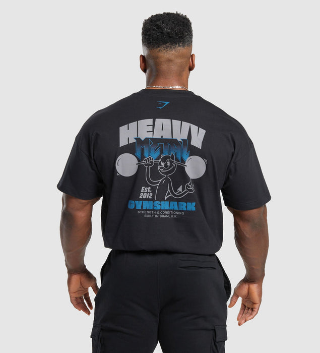 Heavy Metal T-Shirt - Black