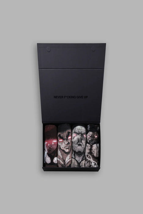 BAKI SON OF OGRE "SIDE-BY-SIDE" TEE BOX SET IN BLACK