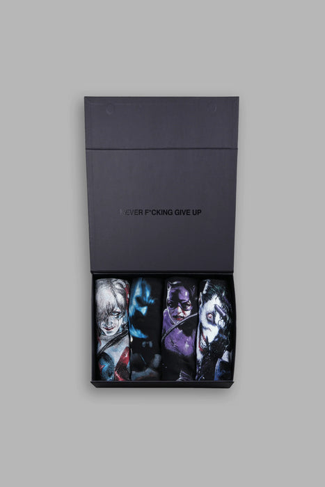 Batman VS Joker "Side-By-Side" Tee Box Set - BLACK
